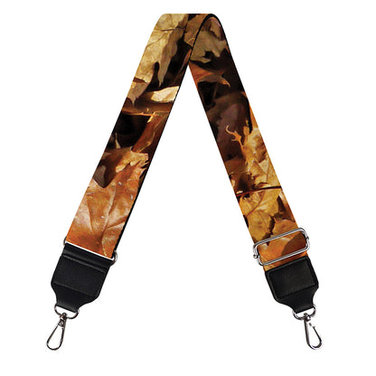 Fall Leaves Hunting Camouflage Print Bag Strap