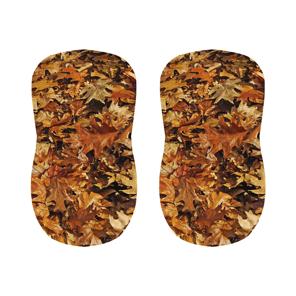 Fall Leaves Hunting Camouflage Print Bar Stool Covers