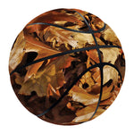 Fall Leaves Hunting Camouflage Print Basketball