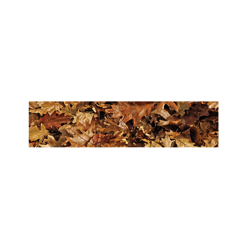 Fall Leaves Hunting Camouflage Print Bed Runner