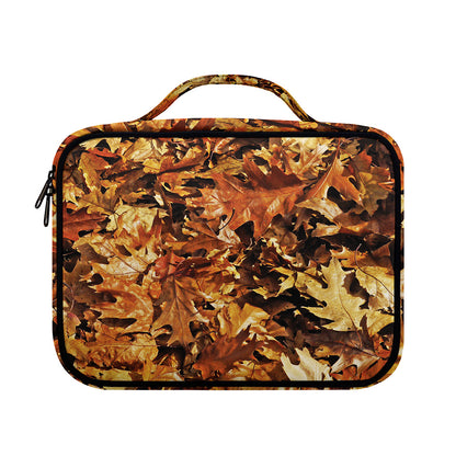 Fall Leaves Hunting Camouflage Print Briefcase Bible Bag