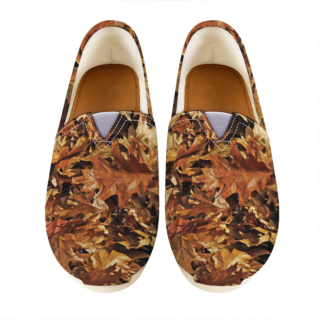 Fall Leaves Hunting Camouflage Print Casual Shoes