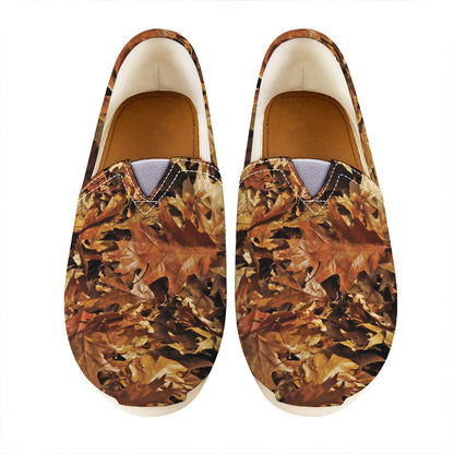 Fall Leaves Hunting Camouflage Print Casual Shoes