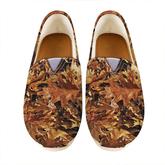 Fall Leaves Hunting Camouflage Print Casual Shoes