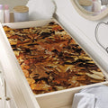 Fall Leaves Hunting Camouflage Print Changing Pad Cover