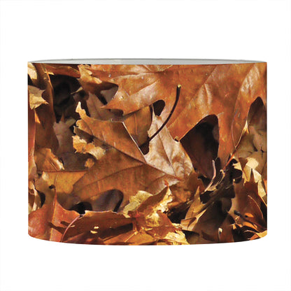 Fall Leaves Hunting Camouflage Print Drum Lamp Shade