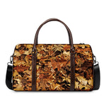 Fall Leaves Hunting Camouflage Print Duffle Bag