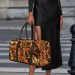 Fall Leaves Hunting Camouflage Print Duffle Bag