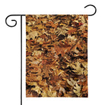 Fall Leaves Hunting Camouflage Print House Flag