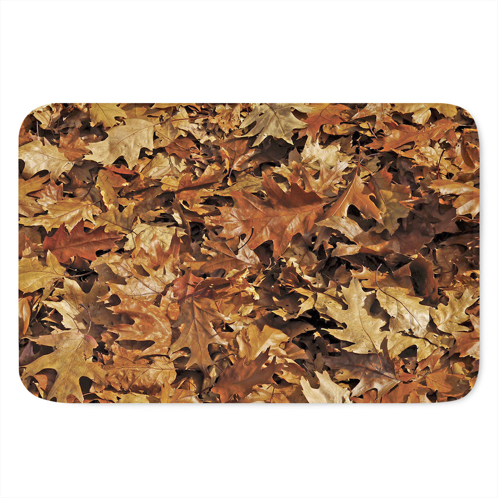 Fall Leaves Hunting Camouflage Print Indoor Door Mat