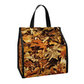 Fall Leaves Hunting Camouflage Print Insulated Lunch Tote