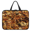 Fall Leaves Hunting Camouflage Print Laptop Sleeve With Handle