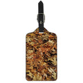 Fall Leaves Hunting Camouflage Print Luggage Tag