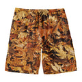 Fall Leaves Hunting Camouflage Print Men's Swim Trunks