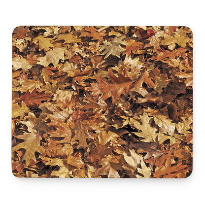 Fall Leaves Hunting Camouflage Print Mouse Pad