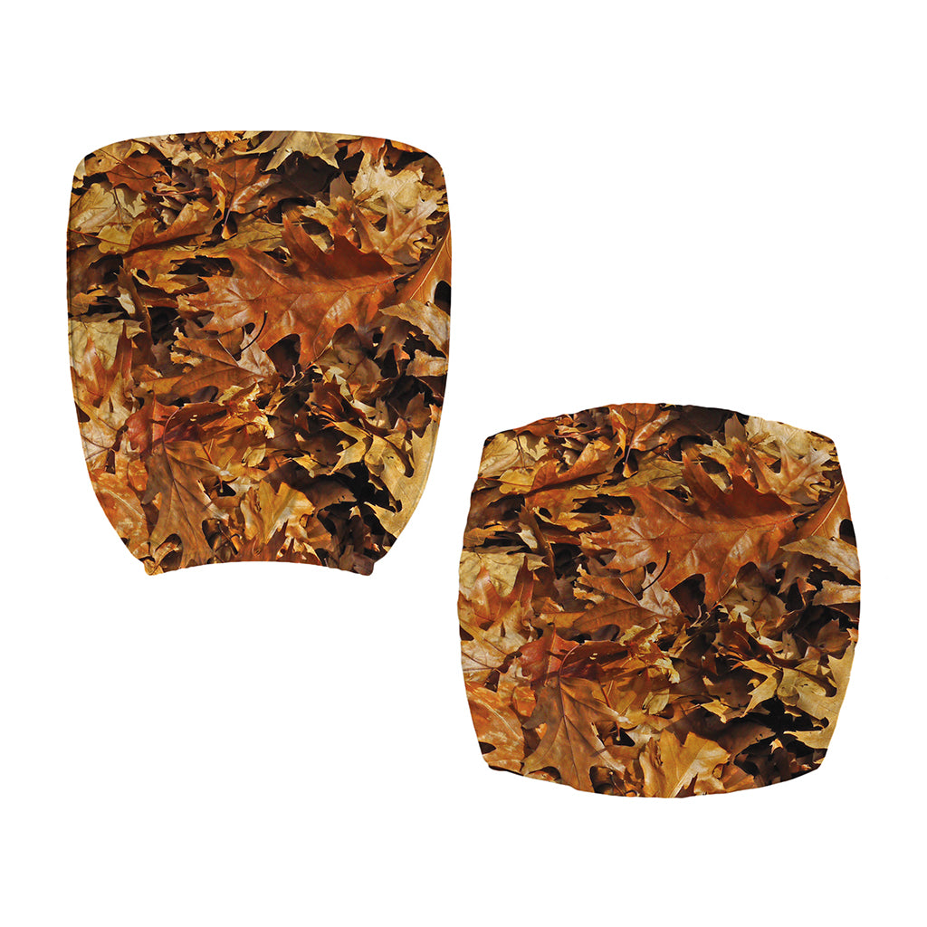 Fall Leaves Hunting Camouflage Print Office Chair Cover
