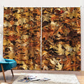 Fall Leaves Hunting Camouflage Print Pencil Pleat Curtains