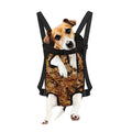 Fall Leaves Hunting Camouflage Print Pet Carrier Backpack