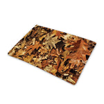 Fall Leaves Hunting Camouflage Print Pet Cooling Mat Cover