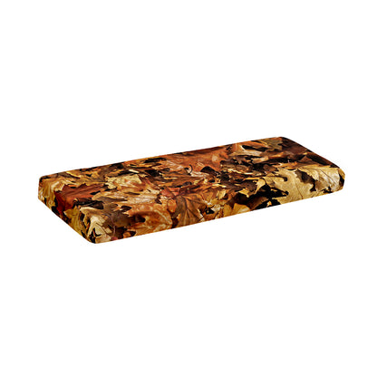 Fall Leaves Hunting Camouflage Print Piano Keyboard Cover
