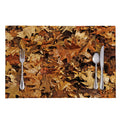 Fall Leaves Hunting Camouflage Print Placemat
