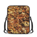 Fall Leaves Hunting Camouflage Print Rectangular Crossbody Bag