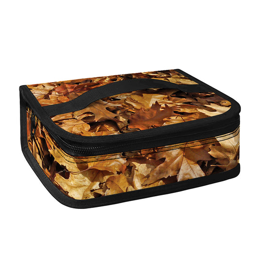 Fall Leaves Hunting Camouflage Print Small Lunch Bag