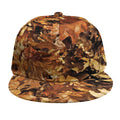 Fall Leaves Hunting Camouflage Print Snapback Cap