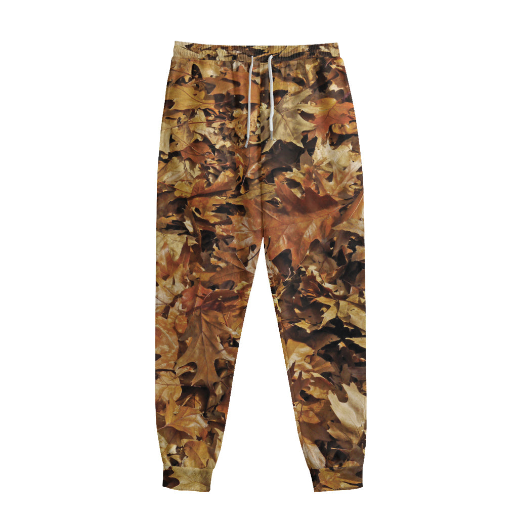 Fall Leaves Hunting Camouflage Print Sweatpants