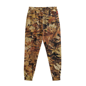 Fall Leaves Hunting Camouflage Print Sweatpants