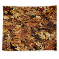 Fall Leaves Hunting Camouflage Print Tapestry