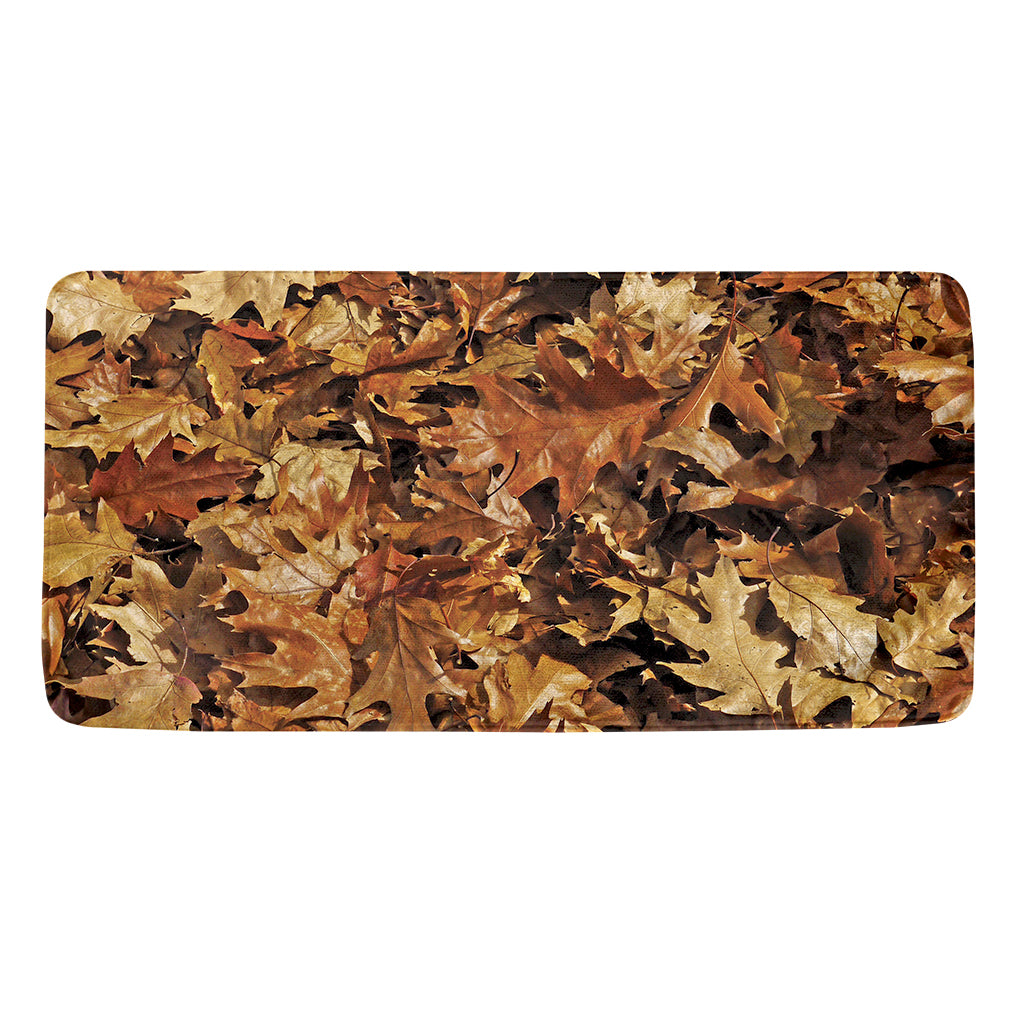 Fall Leaves Hunting Camouflage Print Towel