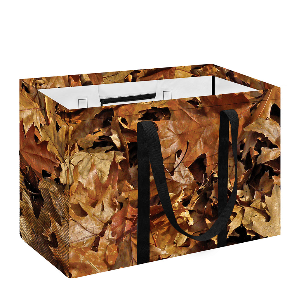 Fall Leaves Hunting Camouflage Print Utility Tote Bag