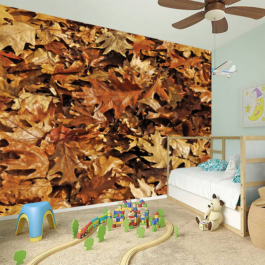 Fall Leaves Hunting Camouflage Print Wall Sticker