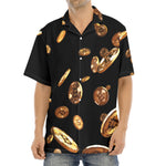 Falling Bitcoin Print Aloha Shirt