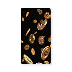 Falling Bitcoin Print Baby Crib Sheet