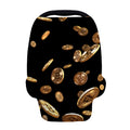 Falling Bitcoin Print Baby Seat Cover