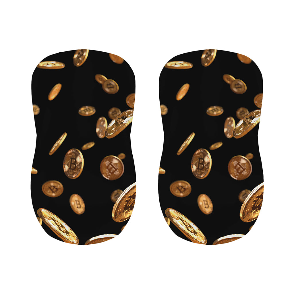 Falling Bitcoin Print Bar Stool Covers