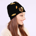 Falling Bitcoin Print Beanie