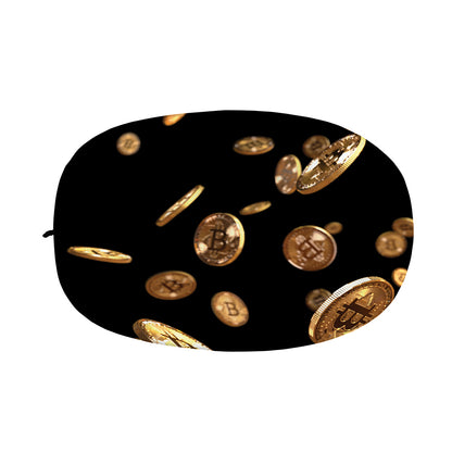 Falling Bitcoin Print Car Side Mirror Covers