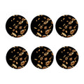 Falling Bitcoin Print Coaster Set