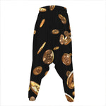 Falling Bitcoin Print Hammer Pants