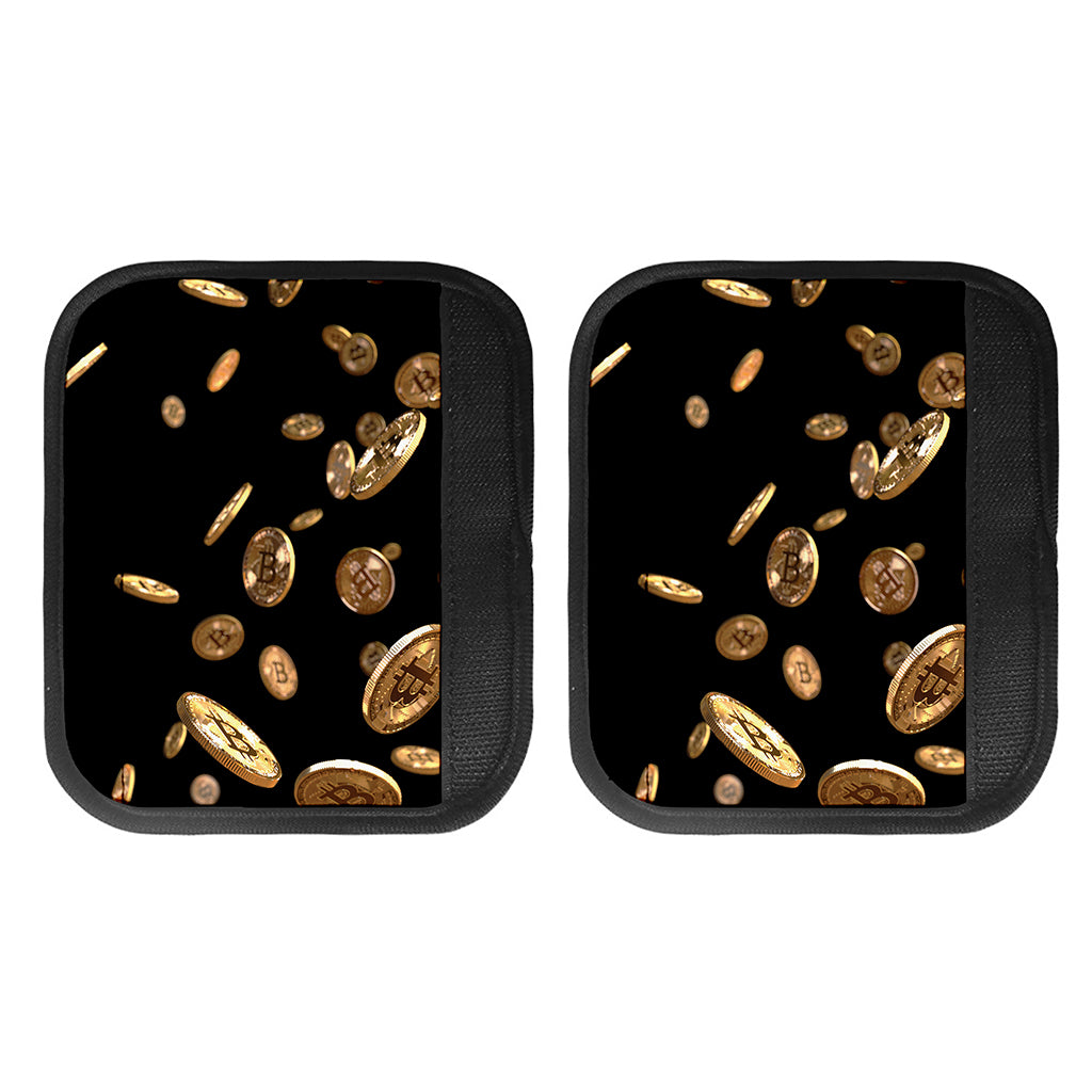 Falling Bitcoin Print Handle Covers