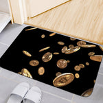 Falling Bitcoin Print Indoor Door Mat