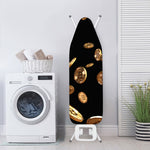 Falling Bitcoin Print Ironing Board Cover