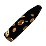 Falling Bitcoin Print Ironing Board Cover