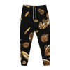 Falling Bitcoin Print Jogger Pants