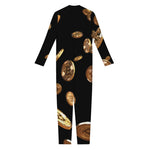 Falling Bitcoin Print Jumpsuit