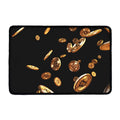 Falling Bitcoin Print Kitchen Mat