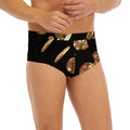 Falling Bitcoin Print Men's Briefs
